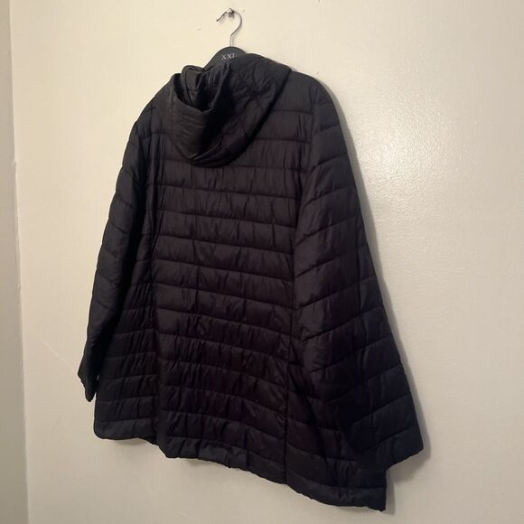 TORRID Packable Puffer Winter Jacket, Deep Black- Size 3 - Picture 9 of 9
